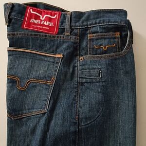 Kimes Ranch Men's ROGER Indigo Bootcut Jeans - IMPERFECT see description & Photo